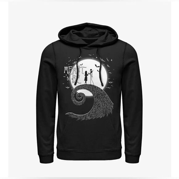 Disney The Nightmare Before Christmas Meant to Be Hoodie Size Adult Medium - Picture 1 of 7